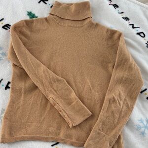 Chadwicks Camel Turtleneck Sweater